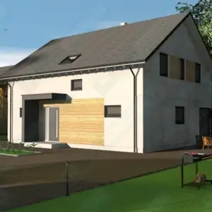 Частный дом из бетона ДМР-05