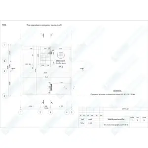 Индивидуальное проектирование дома - план напольного покрытия