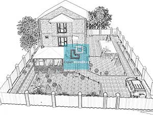 План участка карандашом