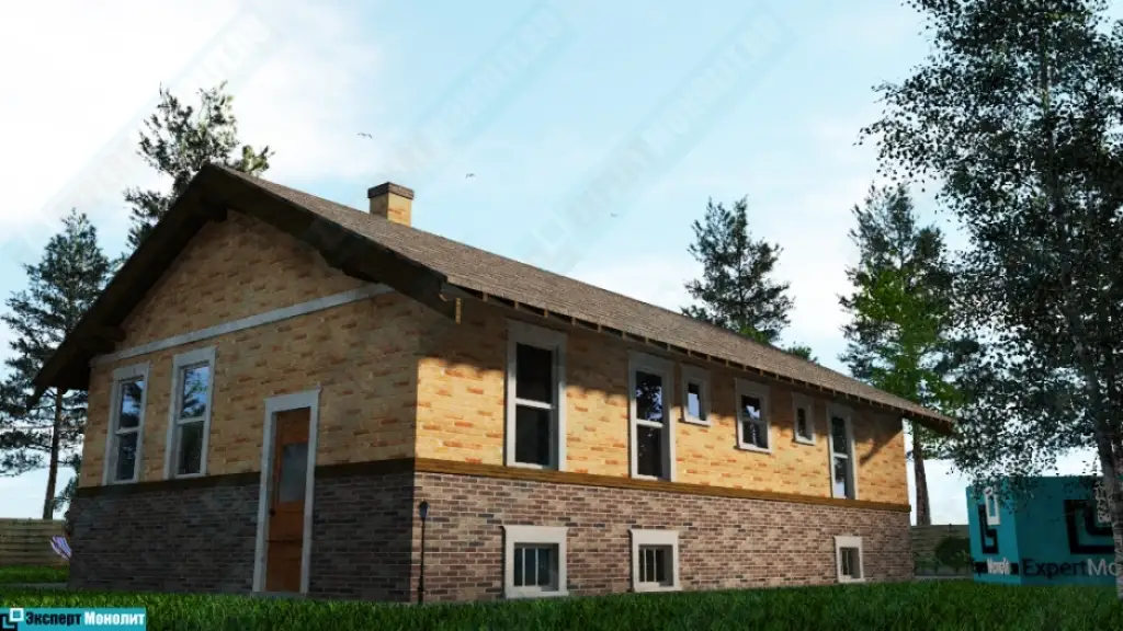 Строительство одноэтажного дома ОДМР-11 вид 5