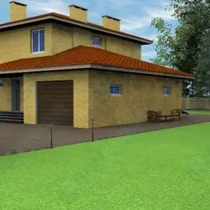 Дом из бетона ДМР-03 вид 3