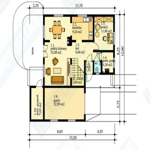 План дома 1 проекта №106