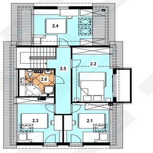 План дома 2 проекта №130