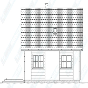 Фасад дома 2 проекта №102