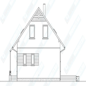 Фасад дома 4 проекта №100