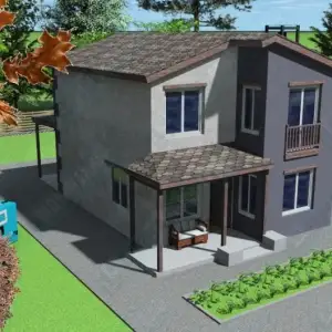 Строительство небольшого дома ДМР-09 - вид 6