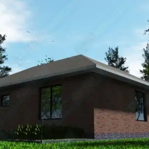 Строительство 1 этажного дома ОДМР-13 вид 5