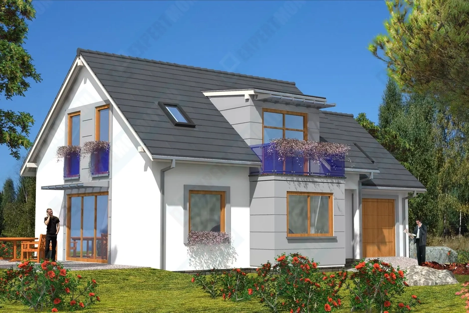 Частный загородный дом фото 1 проекта №130