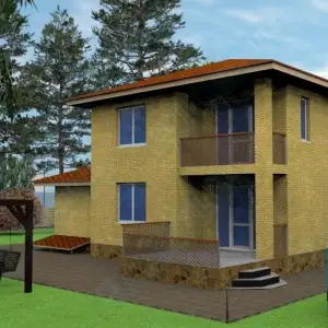 Дом из бетона ДМР-03 вид 5