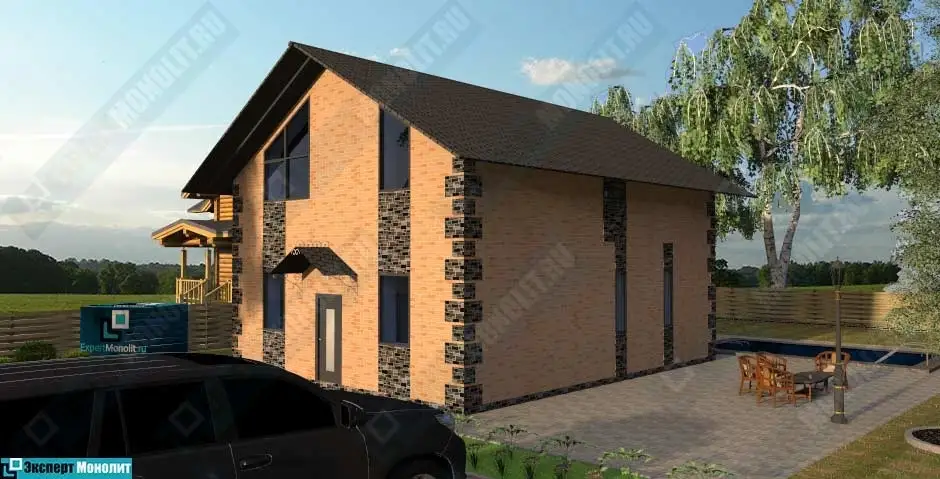Монолитный дом ДМР-01 - вид 5