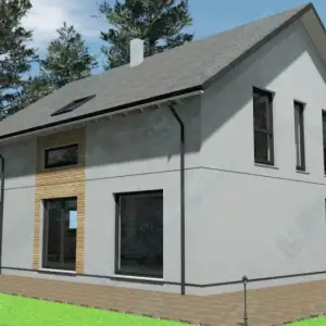 Строительство частного дома из бетона ДМР-05 вид 3