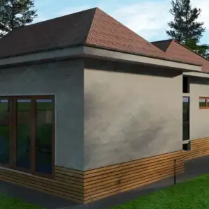 Строительство частного одноэтажного дома ОДМР-12 вид 5