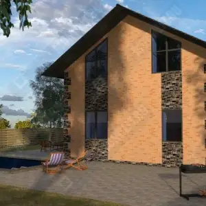 Монолитный дом ДМР-01 - вид 4