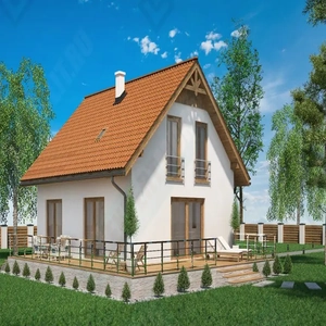 Частный загородный дом фото 2 проекта №100