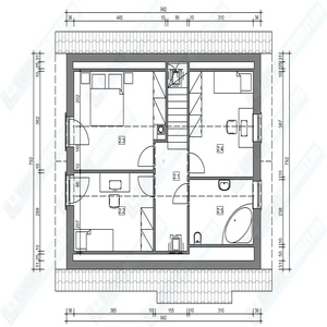 План дома 2 проекта №100
