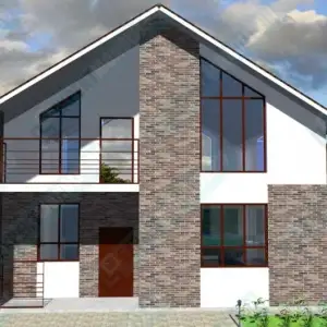 Монолитный частный дом ДМР-02 - вид 2