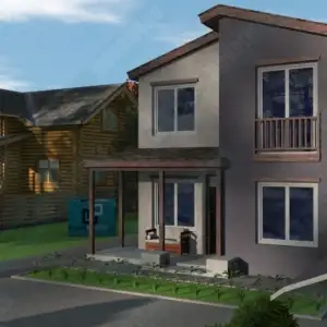 Строительство небольшого дома ДМР-09 - вид 3