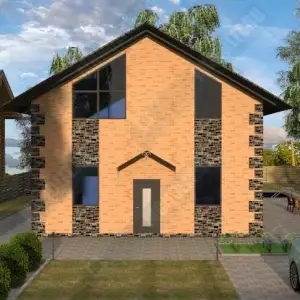 Монолитный дом ДМР-01 - вид 2