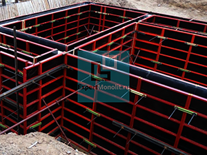 опалубка для наливного дома из бетона