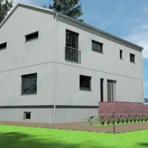 Строительство дома в скандинавском стиле из бетона ДМР-06 вид 5