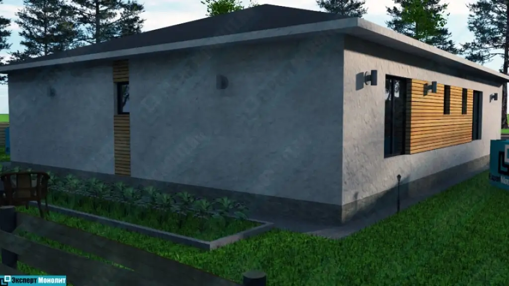 Строительство одноэтажного дома с гаражом ОДМР-14 - вид 5
