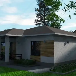 Строительство одноэтажного дома с гаражом ОДМР-14 - вид 4