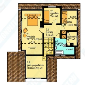 План дома 2 проекта №106