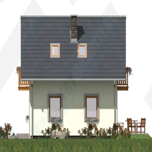 Фасад дома 4 проекта №131