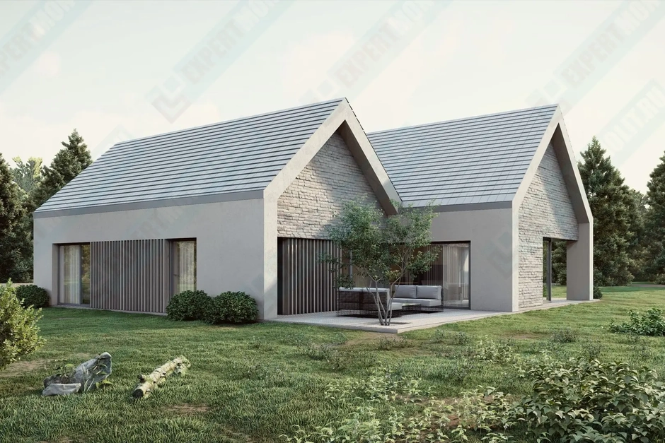 Частный загородный дом фото 2 проекта №107