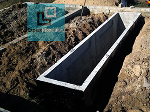 vozvedenie smotrovoy yamy garaja