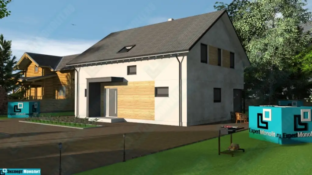 Частный дом из бетона ДМР-05