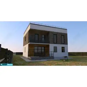 Зд модель дома