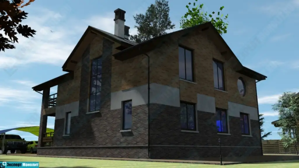 Бетонный дом ДМР-04 вид 4