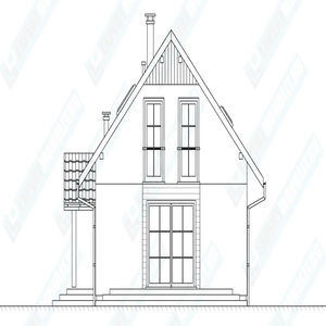 Фасад дома 4 проекта №102