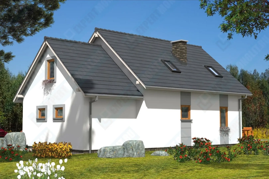 Частный загородный дом фото 3 проекта №130