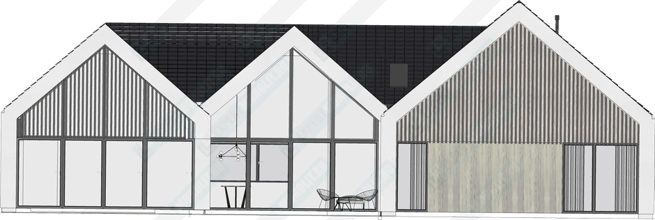 Фасад дома 1 проекта №147