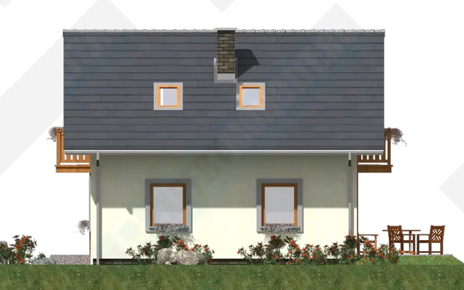 Фасад дома 4 проекта №131