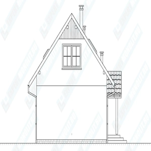 Фасад дома 3 проекта №102