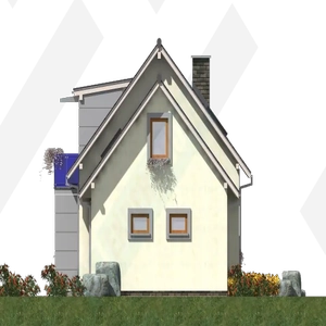 Фасад дома 4 проекта №130