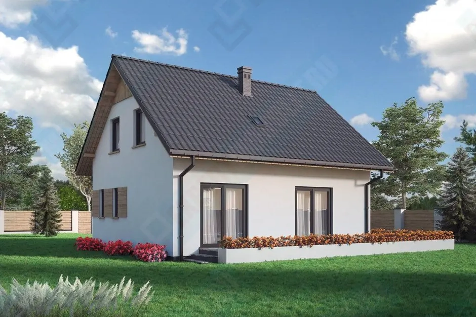 Частный загородный дом фото 2 проекта №101