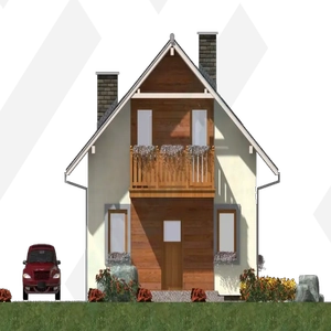 Фасад дома 1 проекта №131