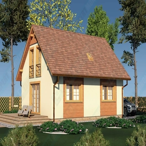 Частный загородный дом фото 2 проекта №102