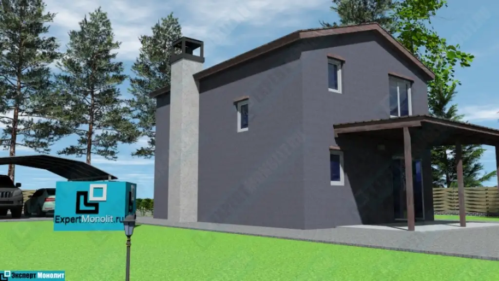 Строительство небольшого дома ДМР-09 - вид 4