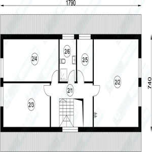 План дома 2 проекта №166