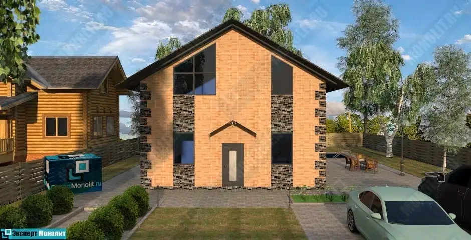 Монолитный дом ДМР-01 - вид 2
