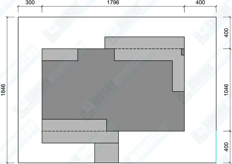 План дома 3 проекта №166