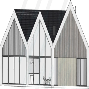 Фасад дома 1 проекта №147