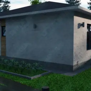 Строительство одноэтажного дома с гаражом ОДМР-14 - вид 5