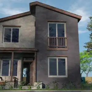 Строительство небольшого дома ДМР-09 - вид 1