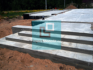 Возведение фундамента для строительства монолитного коттеджа vozvedenie fundamenta dlya stroitelstva monolitnogo kottedga